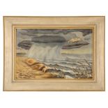 Andrew Brown (1906-1987), 'Disintegrating Cloud', oil on canvas. Signed lower right and dated
