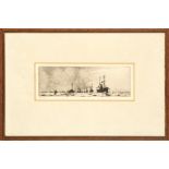 Frank H. Mason R.B.A. (British; 1876-1965), 'Convoy 1914-18', etching with drypoint, pencil signed