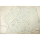 LONDON –WIMBLEDON AND PRIMROSE HILL  three large scale ms maps showing parts of Wimbledon and