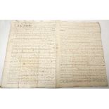 Cheshire indenture for a partnership agreement in Macclesfield dated 1811, and group of