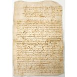 OLIVER CROMWELL – Yorkshire document from the Commonwealth Protectorate of  Oliver Cromwell, very