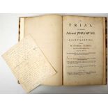 THE TRIAL OF ADMIRAL BYNG 1757 printed verbatim report on the trial of Admiral John Byng – the