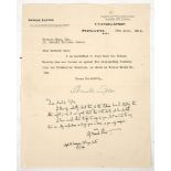 GEORGE BERNARD SHAW autograph letter signed dated July 8th 1924 at the foot of a typewritten