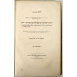 SOUTH AFRICA – THE SIXTH KAFFIR WAR 1834-36  Official House of Commons volume providing copies of
