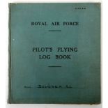 WWII – SPITFIRE LOG an original log of pilot R C Boucher 1942/3 covering his period of training both