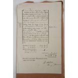 MILITARY attractive partially printed document with ms insertions dated at Cape Town July 25th