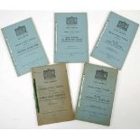 ATOMIC WARFARE group of five official HMSO cold war publications, dated 1949/50, including a civil
