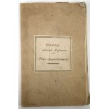 WEST MIDLANDS/WORCESTERSHIRE – CRADLEY the original title apportionment book for Cradley dated 1844,
