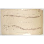 RAILWAYS – THE SEVERN VALLEY LINE GWR Severn Valley Railway sheet 4, litho map dated 1880 by