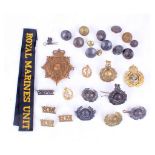 BRITISH ARMY MILITARY CAP BADGES;