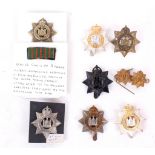 BRITISH ARMY MILITARY CAP BADGES;