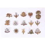 BRITISH ARMY MILITARY CAP BADGES;