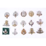 BRITISH ARMY MILITARY CAP BADGES;