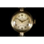 A ladies c.1950's 9ct gold cased Rolex precision w