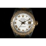 A ladies 1995 Rolex Oyster perpetual wristwatch in
