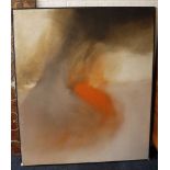 Brian McMinn (South African 1937-2003), oil on canvas, abstract, signed, slip frame, 142 x 168cm