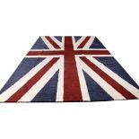Union Jack tufted carpet