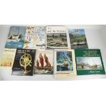 A collection of marine and nautical art and sailing interest books