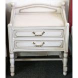 Italian cream window seats incorporating 4 drawers and 2 drawers