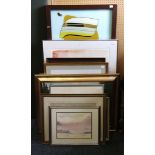 A large quantity of framed pictures and prints, various