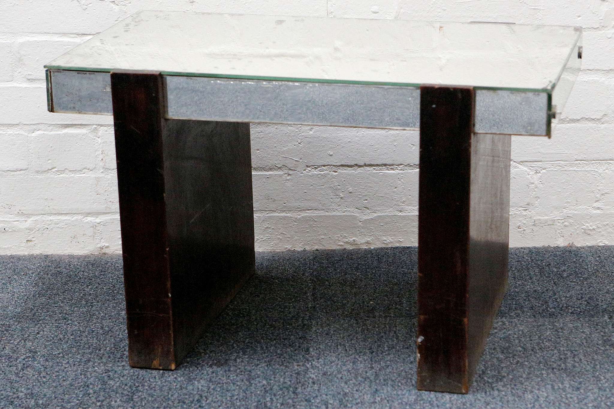 A post modernist mirrored low table