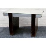 A post modernist mirrored low table