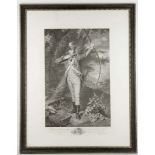 After Henry Raeburn, a steel engraving of archer D