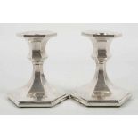 A pair of late Victorian hallmarked silver table d