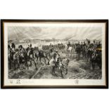 After R. Caton Woodville, 19th century, engraving, military study of  19th century troops,