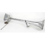 A chrome boat horn by Hadley