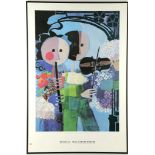 Rosina Wachtmeister, 20th century, Modern Exhibition, gallery poster, colour with embossed