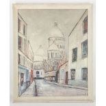 Maurice Utrillo, 'Sacre Coer, Paris', colour lithograph, signed within the image, mounted and