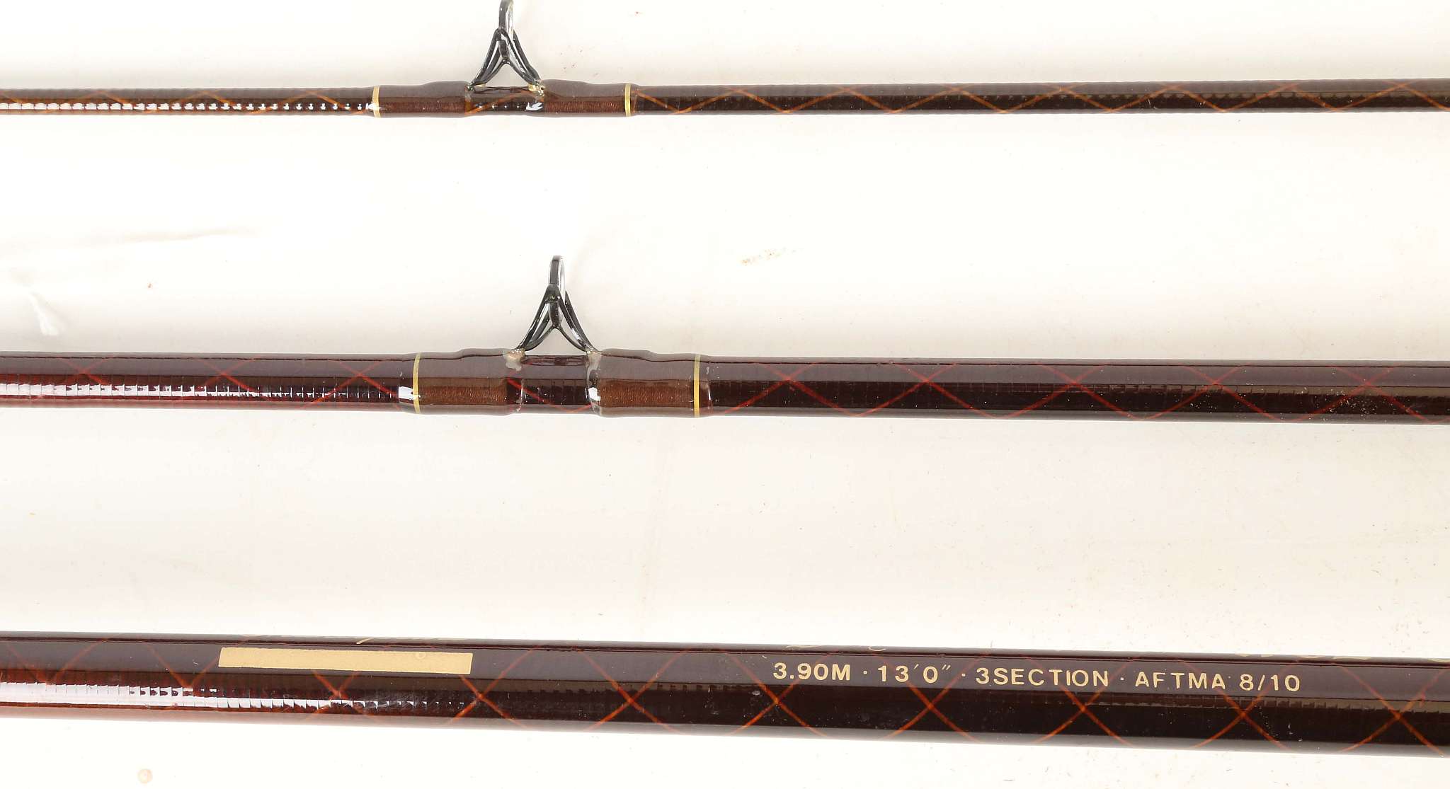 A 'Shakespeare Golden Fly Salmon, 1732, 390 carbon three piece fly rod, 'Aftma 8/10', 13ft, together - Image 3 of 4