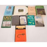 A collection of eight angling related books, including 'The Fisherman's Companion', 'Fly