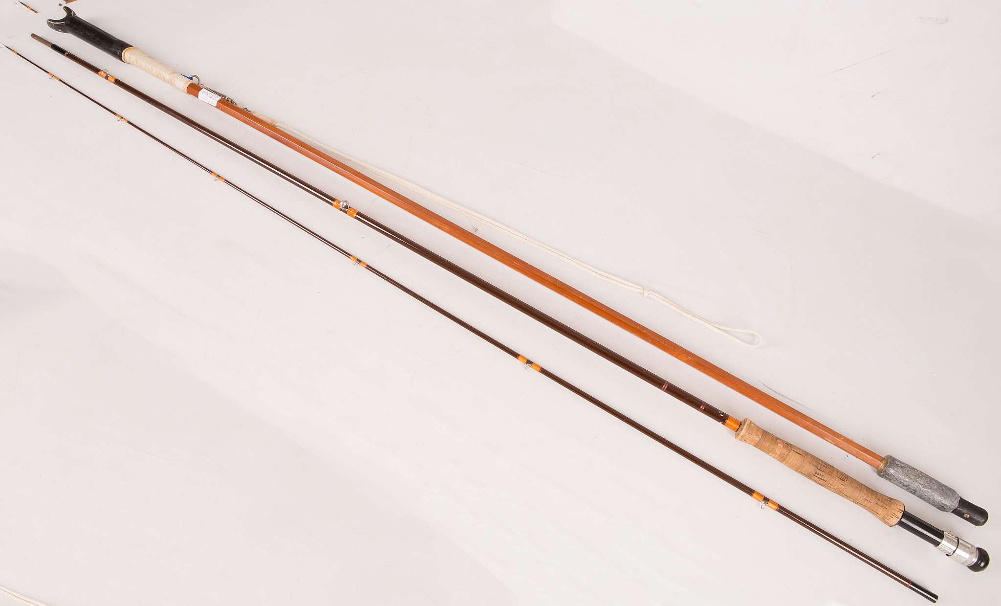 A Hardy Bros. 8½ft hollow glass lightweight trout fly or spinning rod (marked C.L. No. 6), sold - Image 4 of 4