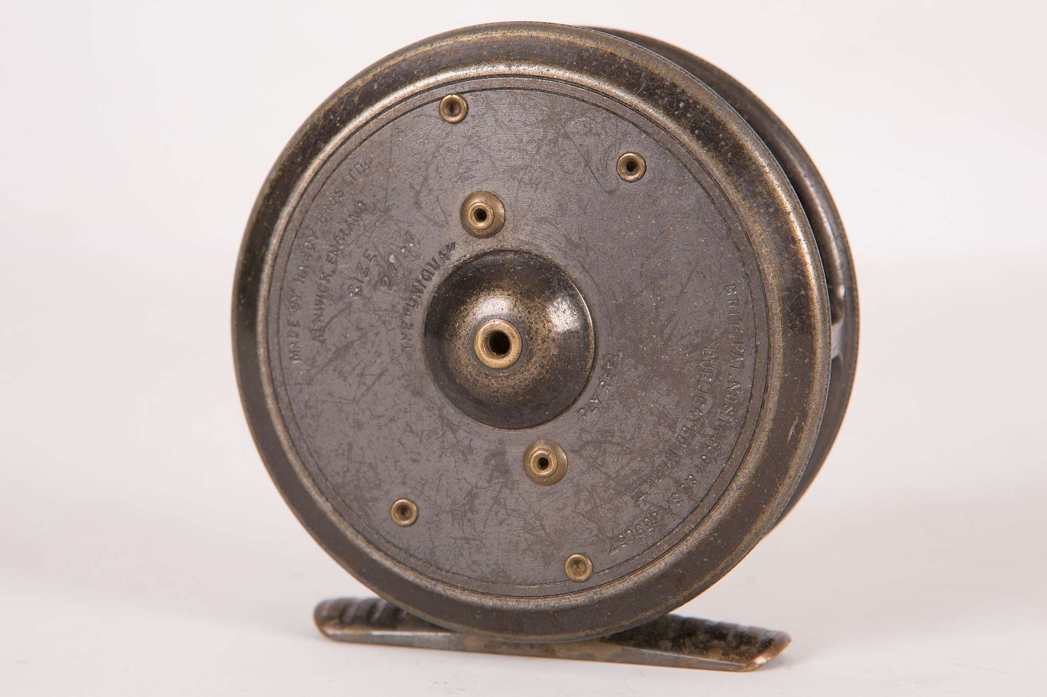 A rare Hardy Bros. 'Unique' fly reel (duplicated Mk. II) - Image 2 of 3
