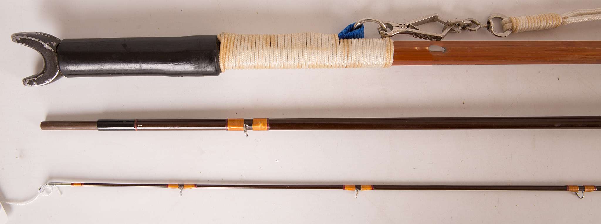 A Hardy Bros. 8½ft hollow glass lightweight trout fly or spinning rod (marked C.L. No. 6), sold - Image 3 of 4