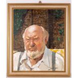Ruskin Spear R.A. 1911-1990, 'Portrait of a Bearded Man', oil on board, signed lower right, 60 x