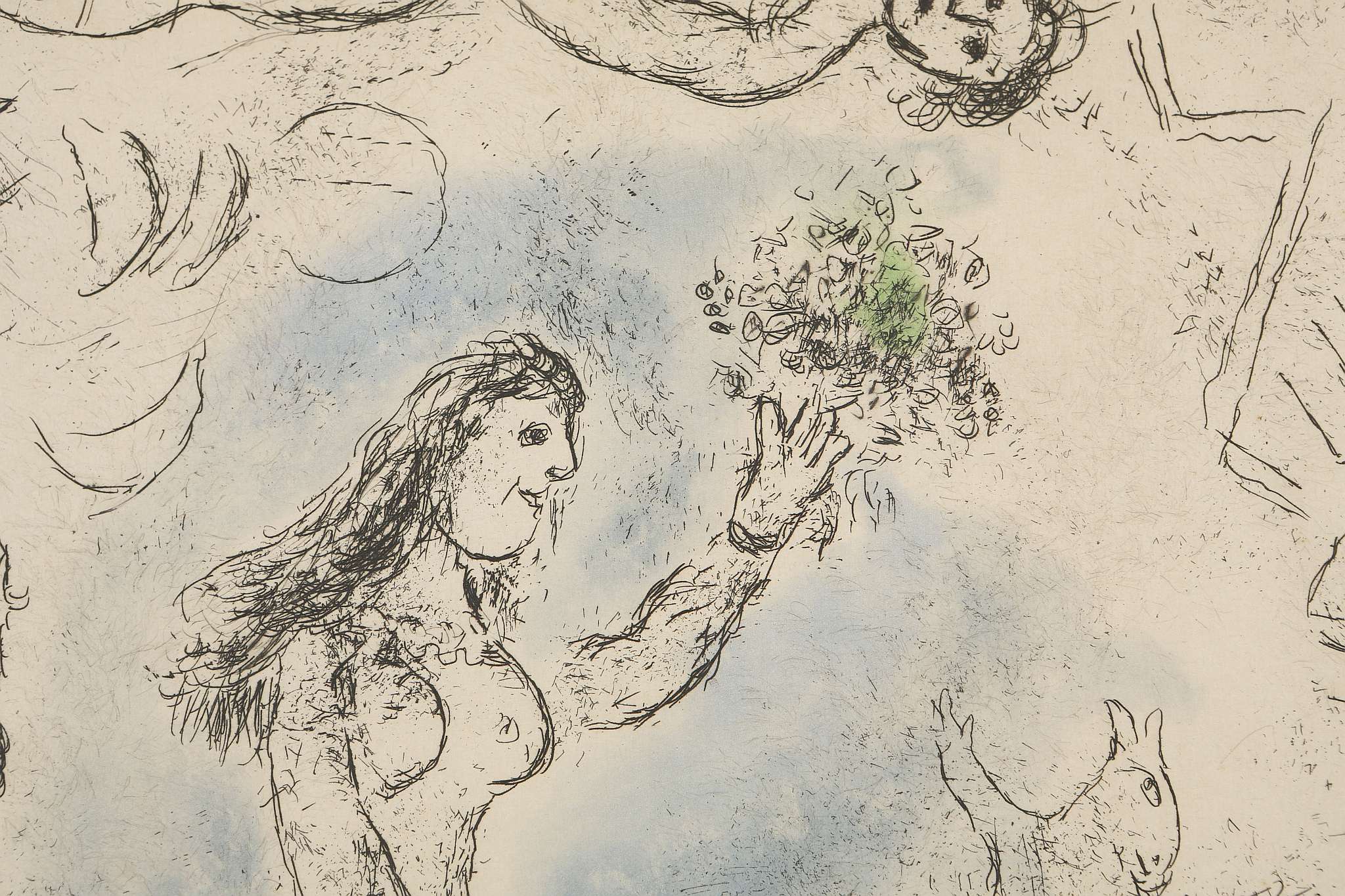 Marc Chagall 1887-1985, 'Celui Qui Dit Les Choses - Image 5 of 9