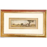 Otto Klar 1908-1994 South African
“The Bushveld”
Pastel landscape. Signed lower left.
Mounted with