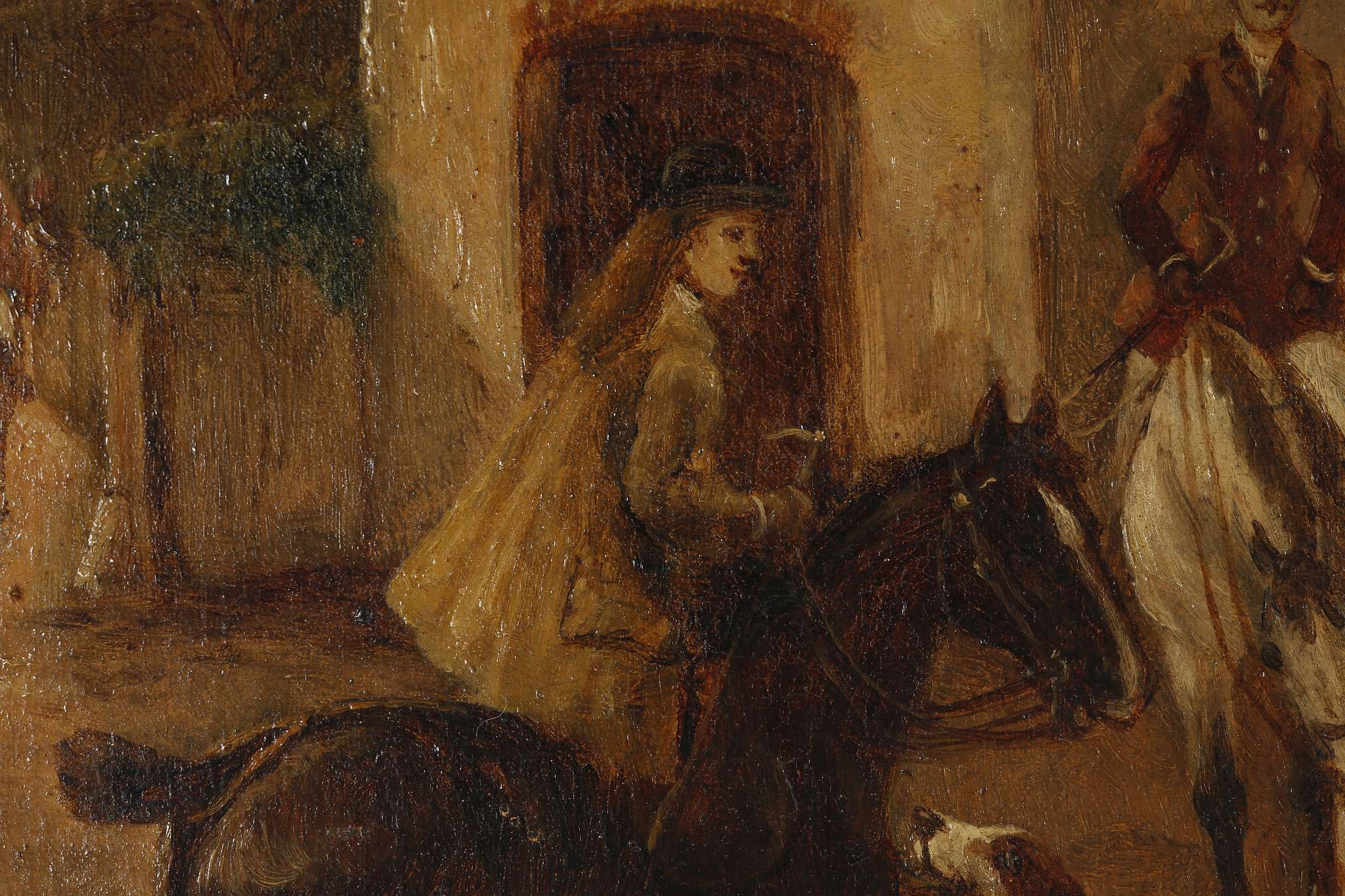 E. Wass, late 19th Century English, a set of four oil on canvas hunting scenes, each one signed, all - Image 12 of 23