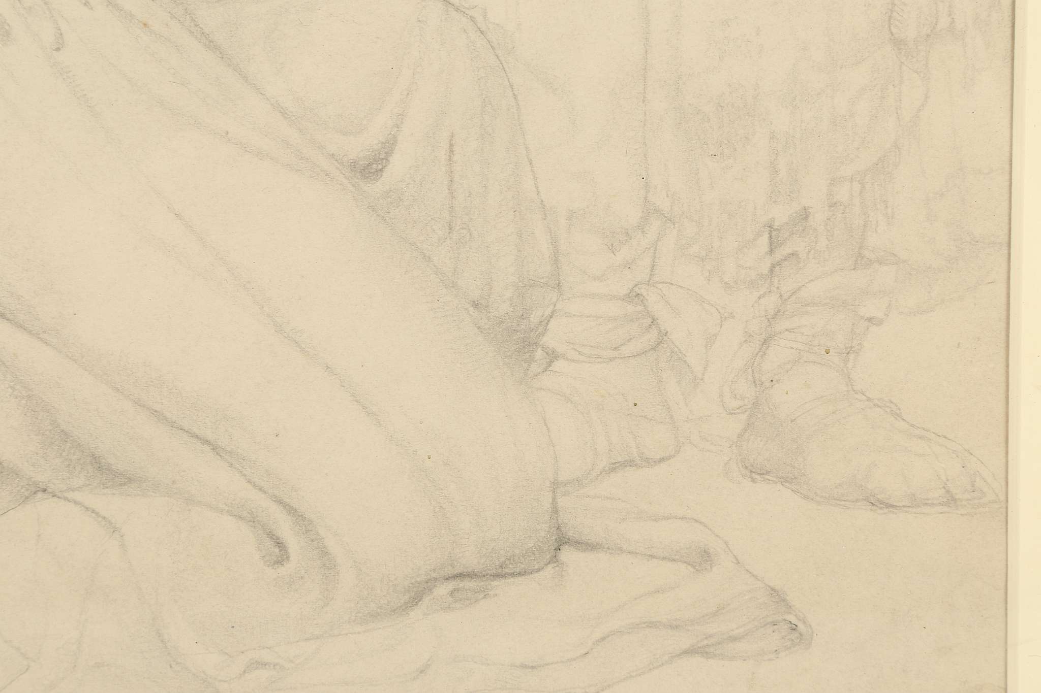Noel Laura Nisbet R.I. 1881-1956, 'The Blessing', pencil with studio secession stamp lower right, - Image 7 of 8