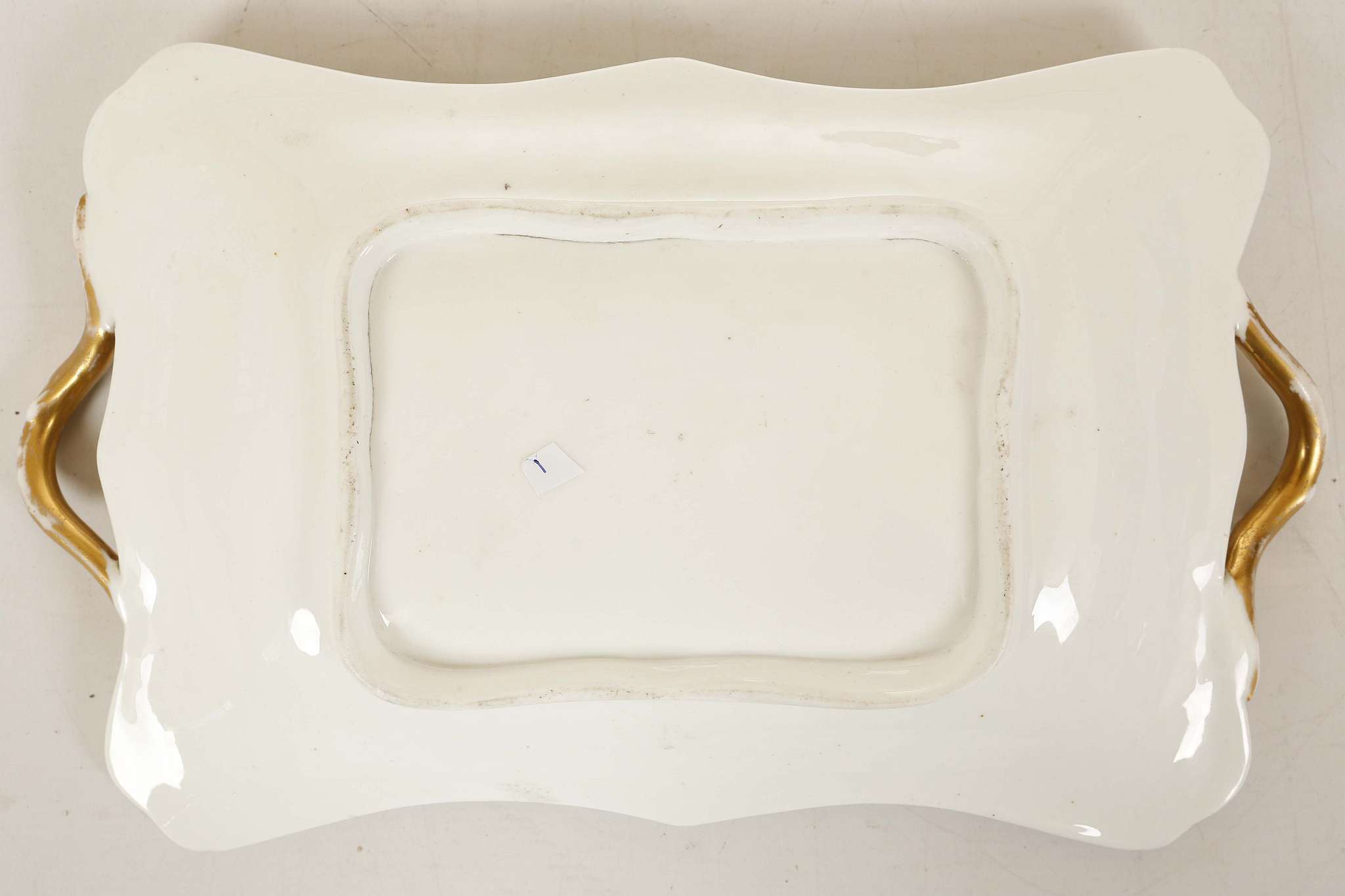 A SWANSEA DISH, circa 1815-17, of rectangular form - Image 2 of 2