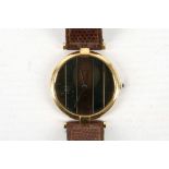 A silver gilt Cartier 'Must de Cartier' ladies wristwatch, boxed