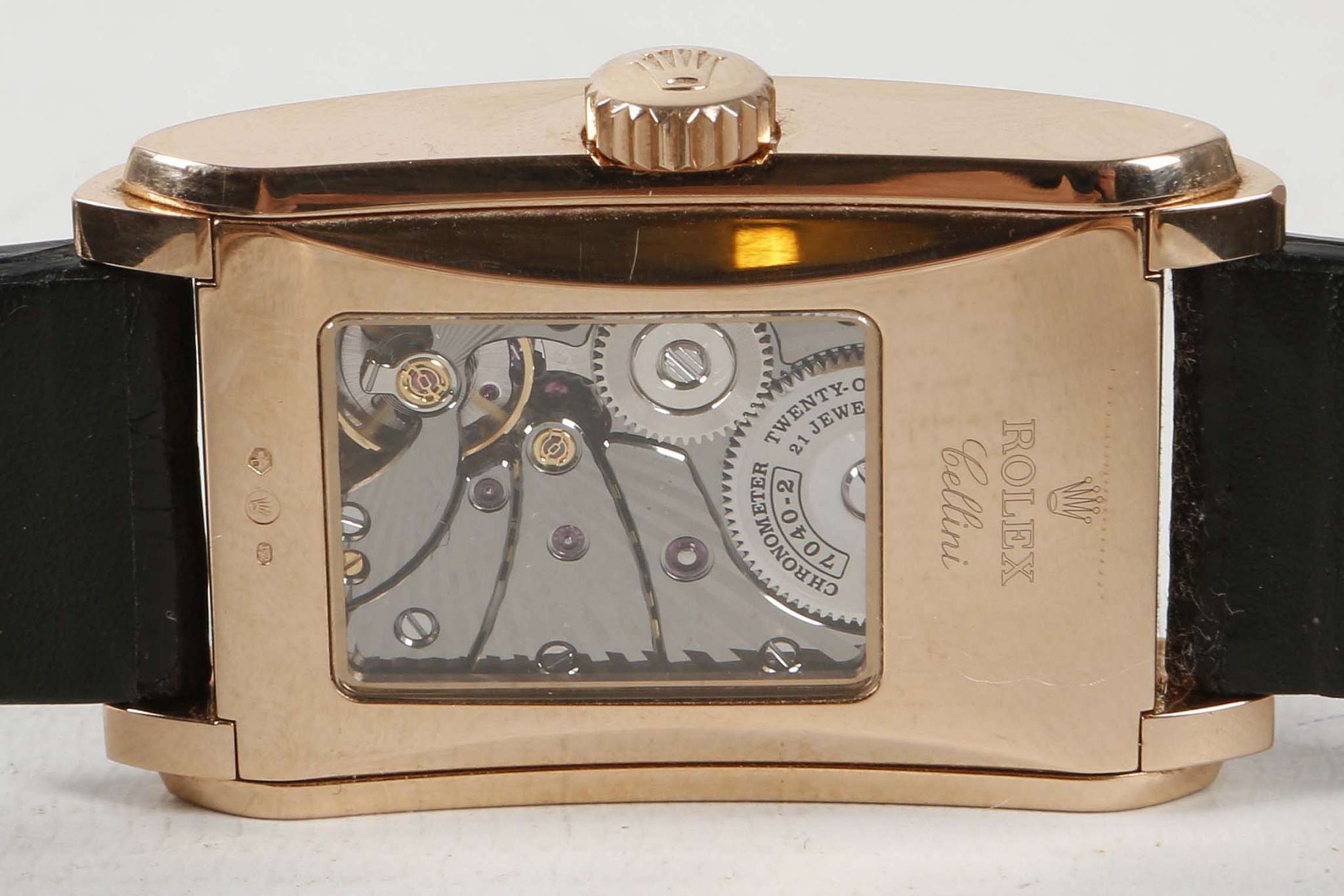 A gent's 18ct gold cased Rolex Cellini Prince dress watch, boxed with papers - Image 4 of 5