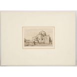 Marius Bauer 1867-1932, Dutch, 'Mosque', etching with drypoint, c.1899/1900, monogrammed in pencil