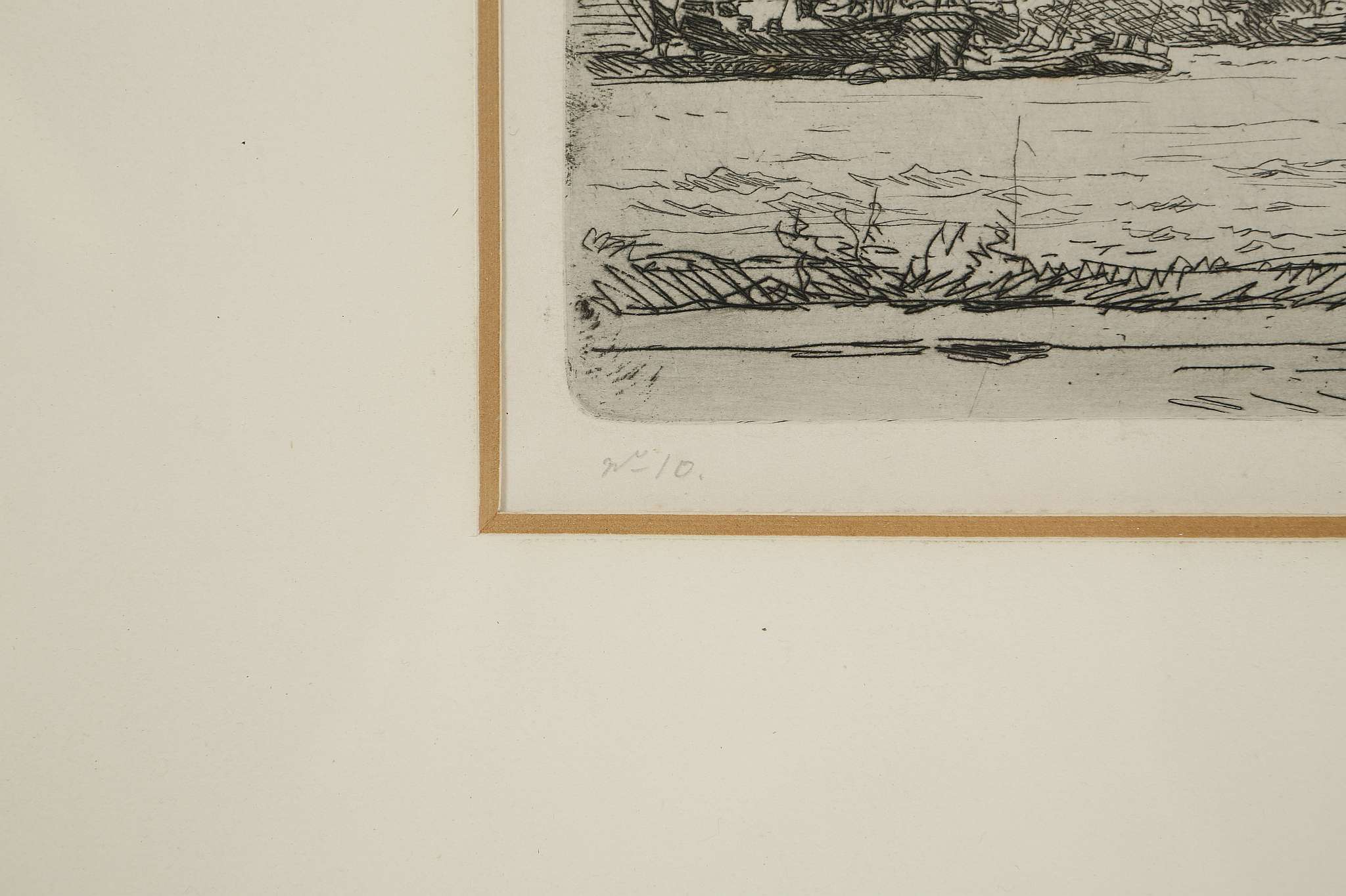 Marius Bauer 1867-1932, three drypoint etchings, each signed, mounted and framed (3) - Image 4 of 20