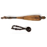 A Philippines Ifuago spoon and an Indonesian batak lute