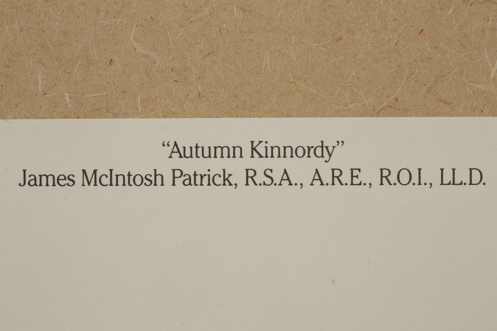 James McIntosh Patrick R.S.A. R.O.I, 1907-19...., 'Autumn Kinnordy', a strictly limited edition - Image 10 of 11