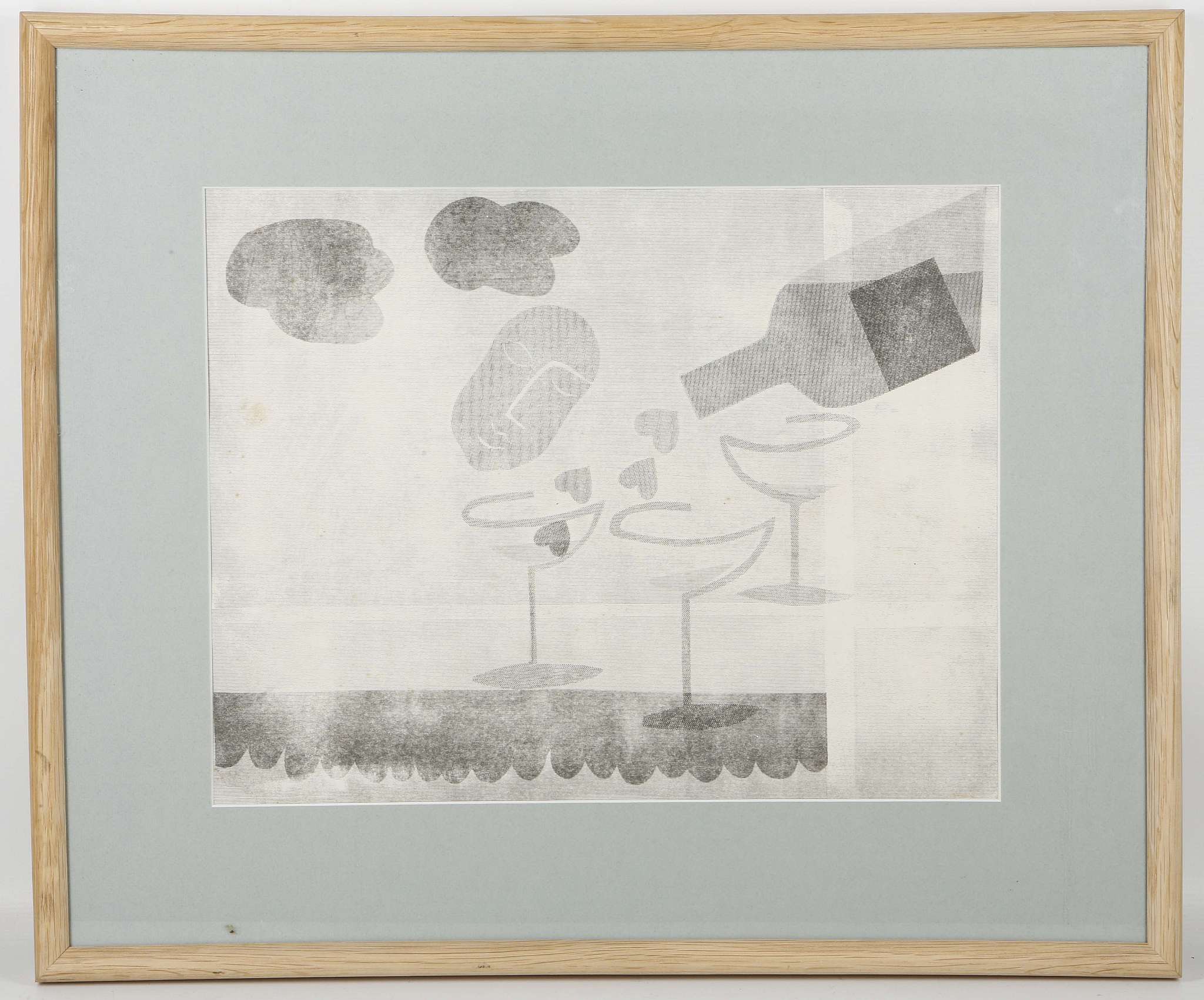 Sara John, British b.1946, untitled, mid 20th Century lithograph, 33 x 43cm, Notes: Sara John is the